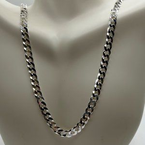 Mens Thick Miami Cuban Curb Chain - 24" HEAVY - 925 Italy